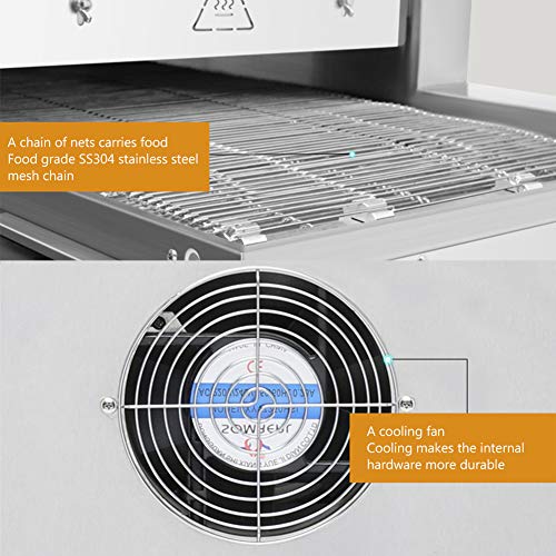 6400W Commercial Pizza Oven, Countertop Convection Oven Electric Toaster Oven, 220V - Thumbnail 3
