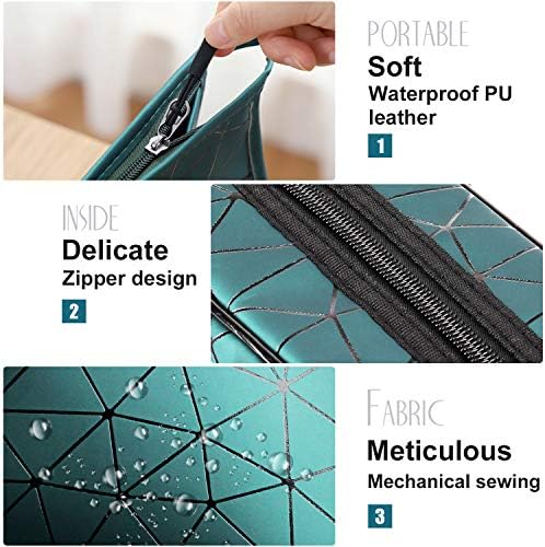 Makeup Bag, Jornarshar 3 Pcs Portable Travel Makeup Bag Waterproof Cosmetic Organizer Toiletry Carry Pouch Portable Makeup Bag Set for Travel, Bathroom and Organizing 4 Makeup Bag, Jornarshar 3 Pcs Portable Travel Makeup Bag Waterproof Cosmetic Organizer Toiletry Carry Pouch Portable Makeup Bag Set for Travel, Bathroom and Organizing