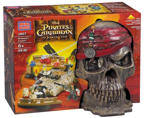 Mega Bloks Brethren's Court Skull Pirates of the Caribbean 3 POTC3 1057