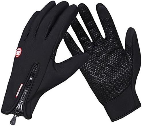 VMFTS Touch Screen Gloves Winter Gloves Driving Gloves Windproof Outdoor Work Gloves for Men Women,Black