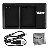 UltraPro EN-EL12 Rapid Dual Charger for Select Nikon Digital Cameras - UltraPro Bundle includes Deluxe Custom Microfiber Cleaning Cloth