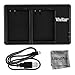 UltraPro EN-EL12 Rapid Dual Charger for Select Nikon Digital Cameras - UltraPro Bundle includes Deluxe Custom Microfiber Cleaning Cloth