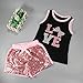 2pcs Toddler Kids Baby Girls Summer Clothes T-shirt Tops+Shorts Pants Outfit Set