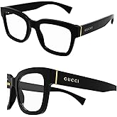 Gucci GG1138O Designer Fashion Eyeglasses Stylish Square Frame Eyewear with Luxury eSHADES Kit - Embrace Sophistication and Elegance