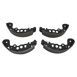 TRQ Rear Brake Shoe & Drum Kit Set Compatible with
