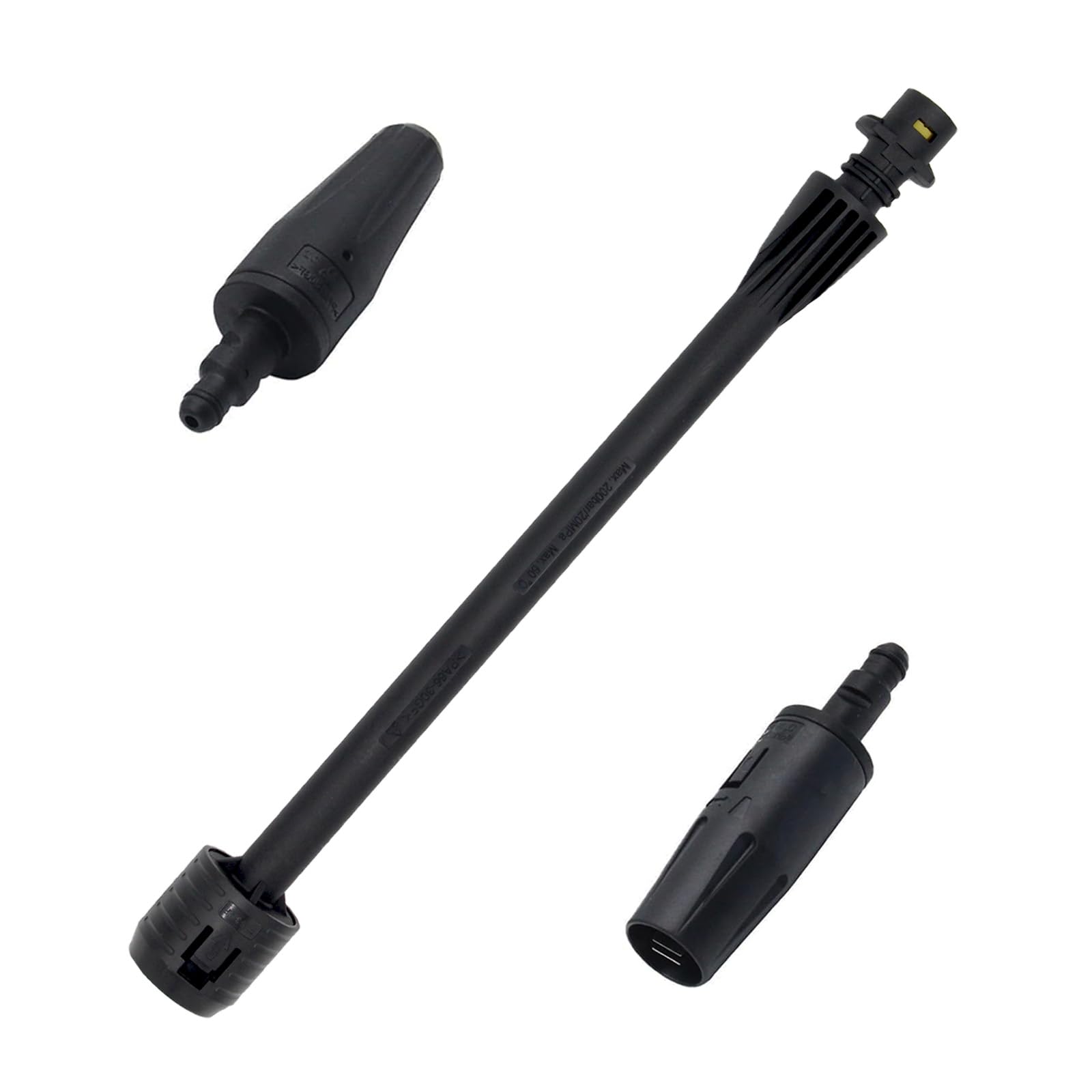 MATXREE Dirt Blaster Lance for Karcher K2 K3 K4 K5 K6 K7 Pressure Washer Lance, Compatible with Karcher Pressure Washer Accessories, Rotating Turbo Nozzle and Adjustable Nozzle for Pressure Washer Gun