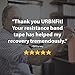 URBNFit Professional Resistance Bands - 25 Yards (75ft) Latex-Free Elastic Exercise Fitness Band Roll - No Scent, No Powder - Perfect for Physical Therapy & Rehab, Yoga, Pilates