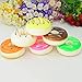 1 Pcs Kawaii Donuts Soft Squishy Colorful Cell phone Charms Chain Cute Straps by UBOOMS