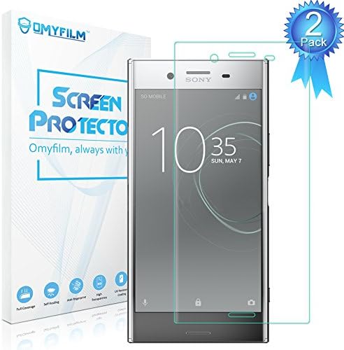 OMYFILM Screen Protector for Xperia XZs, [Not Glass] Sony XZ Screen Protector TPU Film [Maximum Coverage] [Self-healing] Case Friendly Screen Protector for Xperia XZs