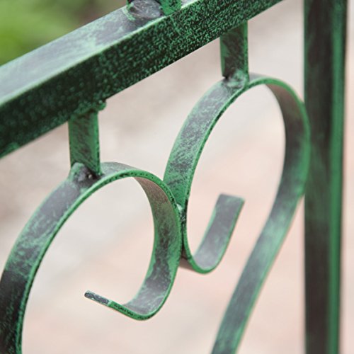 Steel-Outdoor-Garden-Arbor-7-ft-in-Powder-Coated-Black-Verdigris-Finish-with-Intricate-Scrollwork-Design-Ideal-for-Climbing-Vines-and-Plants