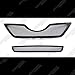 2007-2009 Toyota Camry Black Stainless Steel Mesh Grille Grill Combo Insert