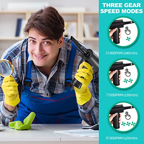 Compressed Air Duster, Keyboard Cleaner Replace Compressed Canned Air