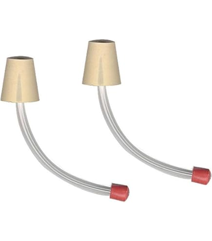 Floral Tip Hummingbird Feeder Tubes For DIY Hummingbird Feeders, 1" Long Stopper
