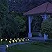 LED Concepts® Solar Rose Lights – Solar Powered Outdoor Decorative Flower LED Lights (Yellow)