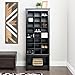 Prepac 24 pair Shoe Storage Rack with bottom shelf, Black