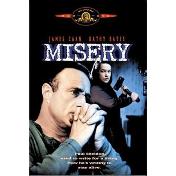 Amazon Com Misery James Caan Kathy Bates Wendy Bowers Thomas Brunelle Lauren Bacall June Christopher Richard Farnsworth Archie Hahn Iii Graham Jarvis Julie Payne Jerry Potter Gregory Snegoff Frances Sternhagen J T Walsh Movies