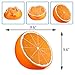 Anboor 10 Inches Squishies Orange Jumbo Kawaii Soft Slow Rising Scented Big Fruit Squishies Stress Relief Kid Toys Decoration Props