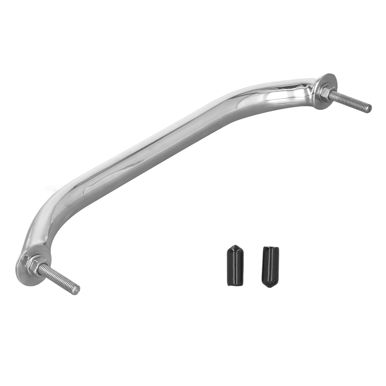 SPYMINNPOO Boat Grab Handle, Smoother Surfaces Marine Grab Handle Stainless Steel Corrosion Resistance Marine Handle for Bathroom Kitchen(12in) Aquatic Sports Marine Hardware