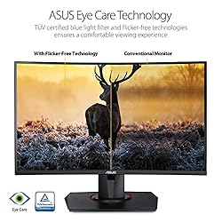 ASUS TUF Gaming VG27WQ 27” Curved Monitor, 1440P