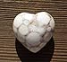 [A&S Crystals] NATURAL FOSSIL JASPER Gemstone Puffy Heart 40-45mm