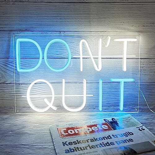 Do It Don't Quit Neon Sign For Wall, Room Decor, Motivational Wall Art