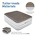 Etekcity Air Mattress Blow Up Elevated Raised Bed Inflatable Airbed with Built-in Electric Pump, Height 22'', Queen Size
