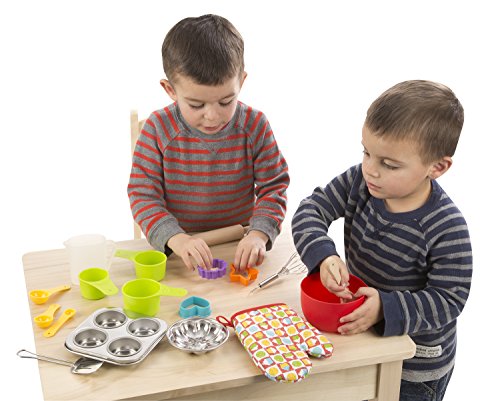 Melissa & Doug Baking Play Set (20 pcs) - Play Kitchen Accessories
