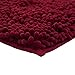 Lavish Home High Pile Shag Rug Carpet, 21 x 36, Burgundy