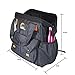 Baby Diaper Bag Backpack - Premium Quality For Mom Dad - Unisex w Insulated Bottle Pockets w Stroller Straps - Waterproof Nylon Cotton Changing Pad - Wipe Holder (Black)