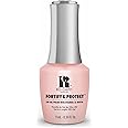 RC Red Carpet Manicure Fortify & Protect LED Gel Nail Color - Long-Lasting, Vibrant, Professional Quality, High Shine, Chip-Resistant - Infused with Vitamin A & Biotin (No Damsels Here, 0.3 Fl Oz)