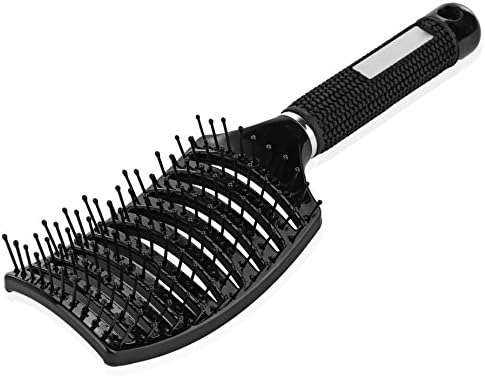 Vent Hair Brush, Curved and Vented Detangling Wet Hair Brush ,Thick ,Long,Short Massage brush, Straight and Curly Hair,Curved Anti Static Styling Tool for Wet/Dry Hair, Easy to style paddle brush