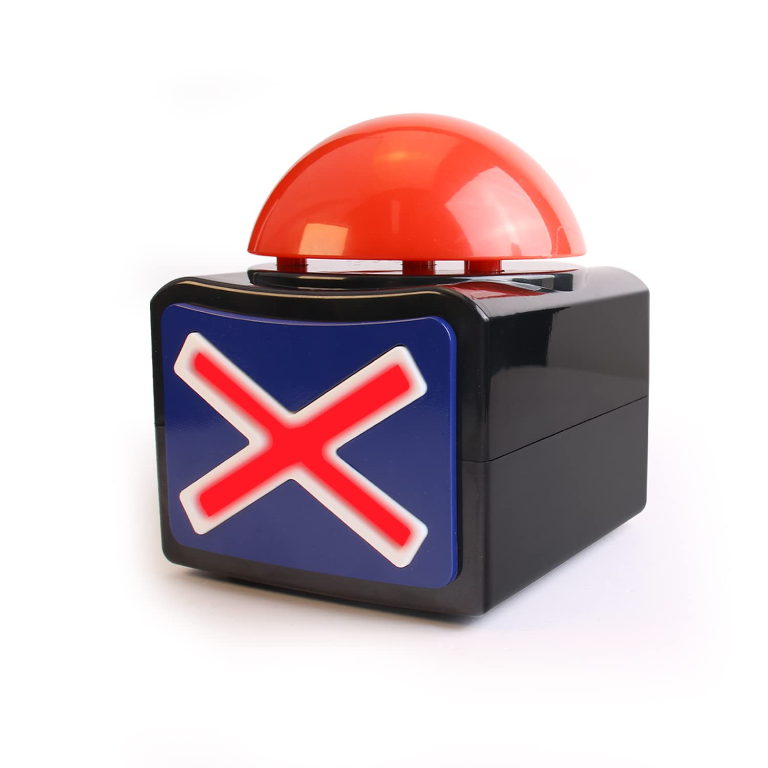 BEAN LIEVE Answer Buzzer Button - Game Show Buzzers with Light & Alarm Sound Trivia Quiz Buzzer for Classroom and Family Feud