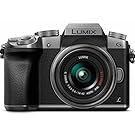 PANASONIC LUMIX G7 4K Mirrorless Camera, with 14-42mm MEGA O.I.S. Lens, 16 Megapixels, 3 Inch Touch LCD, DMC-G7KS (USA SILVER)