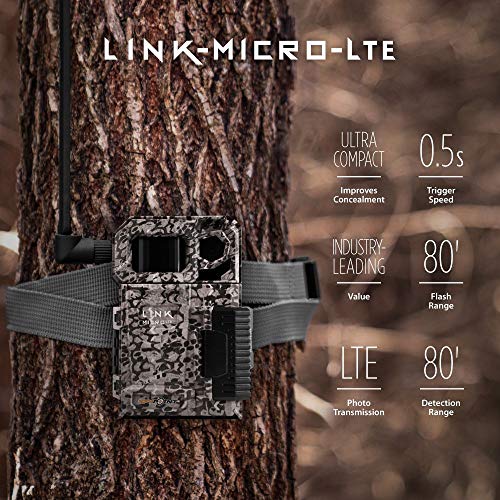 SPYPOINT LINKMICROLTE Cellular Trail Camera4 LED Infrared Flash with
