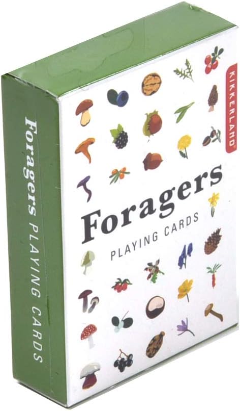Kikkerland Design Foragers - Foraging Playing Cards