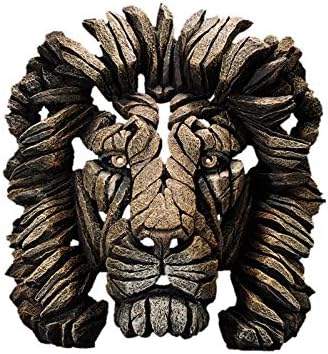 Lion Bust - Savannah by Edge Sculpture