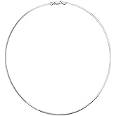 Savlano 925 Sterling Silver 2MM Italian Solid Flat Omega Chain Bracelet for Women - Made in Italy Comes With Gift Box