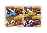 Nips Rich & Creamy Hard Candy Variety Pack, 4-oz boxes (Pack of 4 Flavors)– Coffee, Caramel, Chocolate Parfait, and Butter Rum