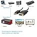 DisplayPort to VGA Cable 6ft,UVOOI Display Port DP to VGA Cable Male to Male Adapter - Gold Plated