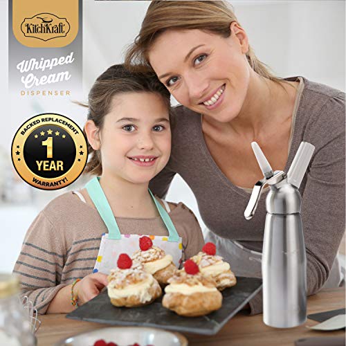 Professional Aluminum Whip Cream Dispenser Canister Use This