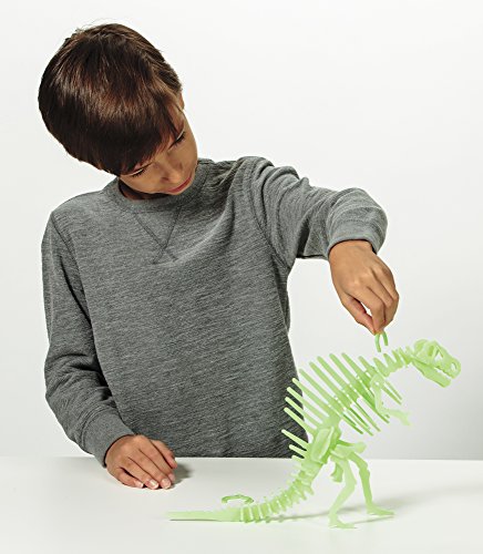 Glow-in-the-Dark Dinosaur Puzzle 3-D Toy Figurine