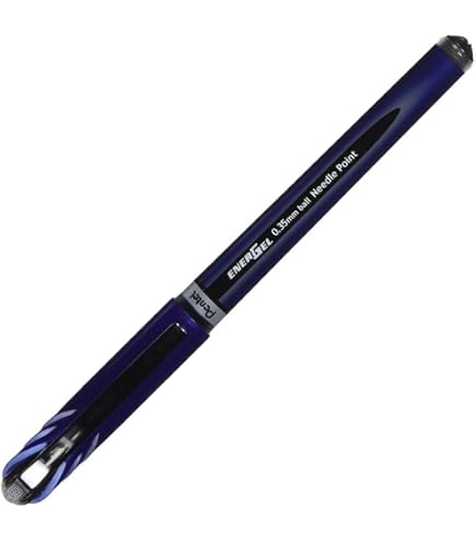 Pentel Energel Euro Kugelschreiber – 0,5 Mm Nadelspitze, Rote Tinte, Für Präzises Schreiben