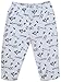 Organic Cotton Baby Pants Footed GOTS Certified Unisex Clothing (Giraffe, 3-6m) Grey