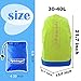 Waterproof Backpack Rain Cover with Stored Bag 30L to 40L,AYAMAYA Lightweight Durable Hiking Backpack Daypack Cover Elastic Adjustable Raincover Water Resist Pack Bag Cover for Travel Camping Rainy