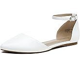 DREAM PAIRS Flapointed Women's Casual D'Orsay Pointed Plain Ballet Comfort Soft Slip On Flats Shoes