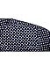 Allegra K Men Short Sleeves Cotton Polka Dots Shirt Blue M