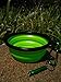 Cafford Collapsible Travel Dog Bowl for Food & Water with Clips & Whistles 3 PCS/Set