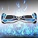 GameXcel Sticker for Hover Board - Skin for Self-Balancing Electric Scooter - Decal for Self Balance Mobility Longboard - Smart Protective Cover Vinyl Case for 2 Wheel Scooter Board