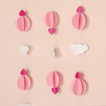 Amazon Com Yoedaf Bedroom Bunting Banner Hanging Decorations 3d