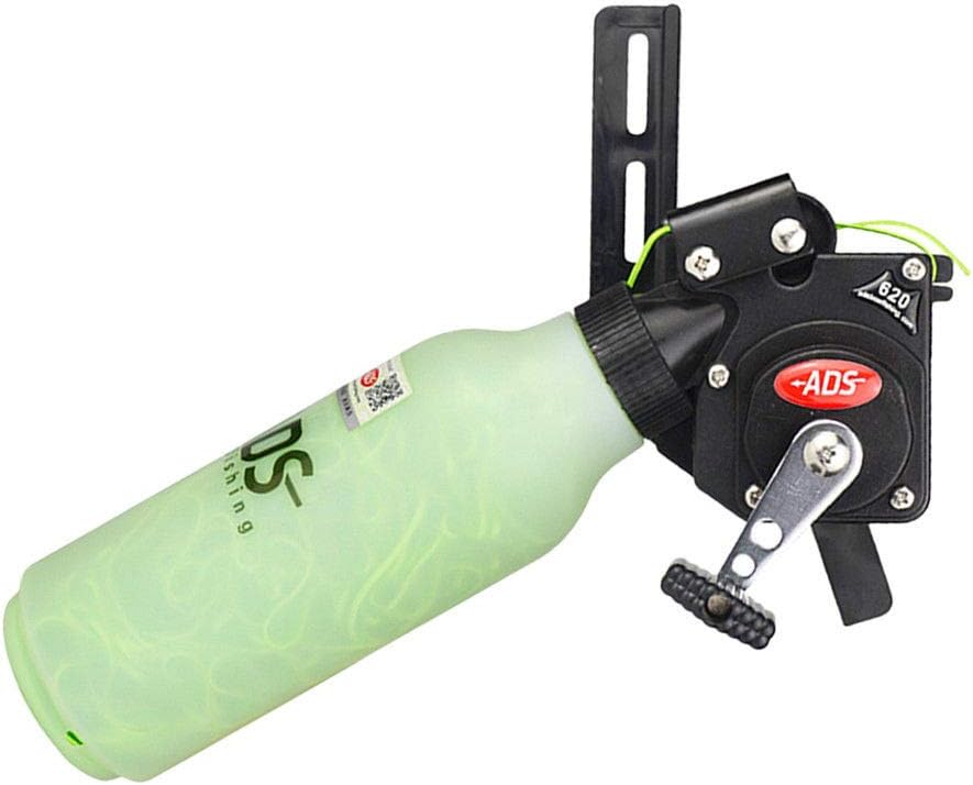 e5e10 Archery Bow Fishing Reel with 40m Rope for Recurve Bow Compound Bow Hunting Shooting Tool Right Hand